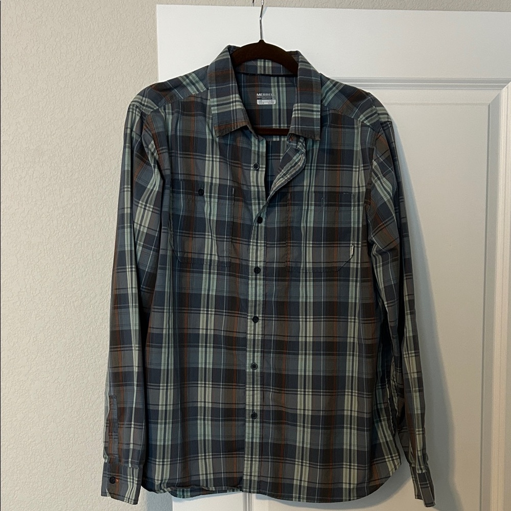 Merrell, Men's Button-Up Shirt, Large